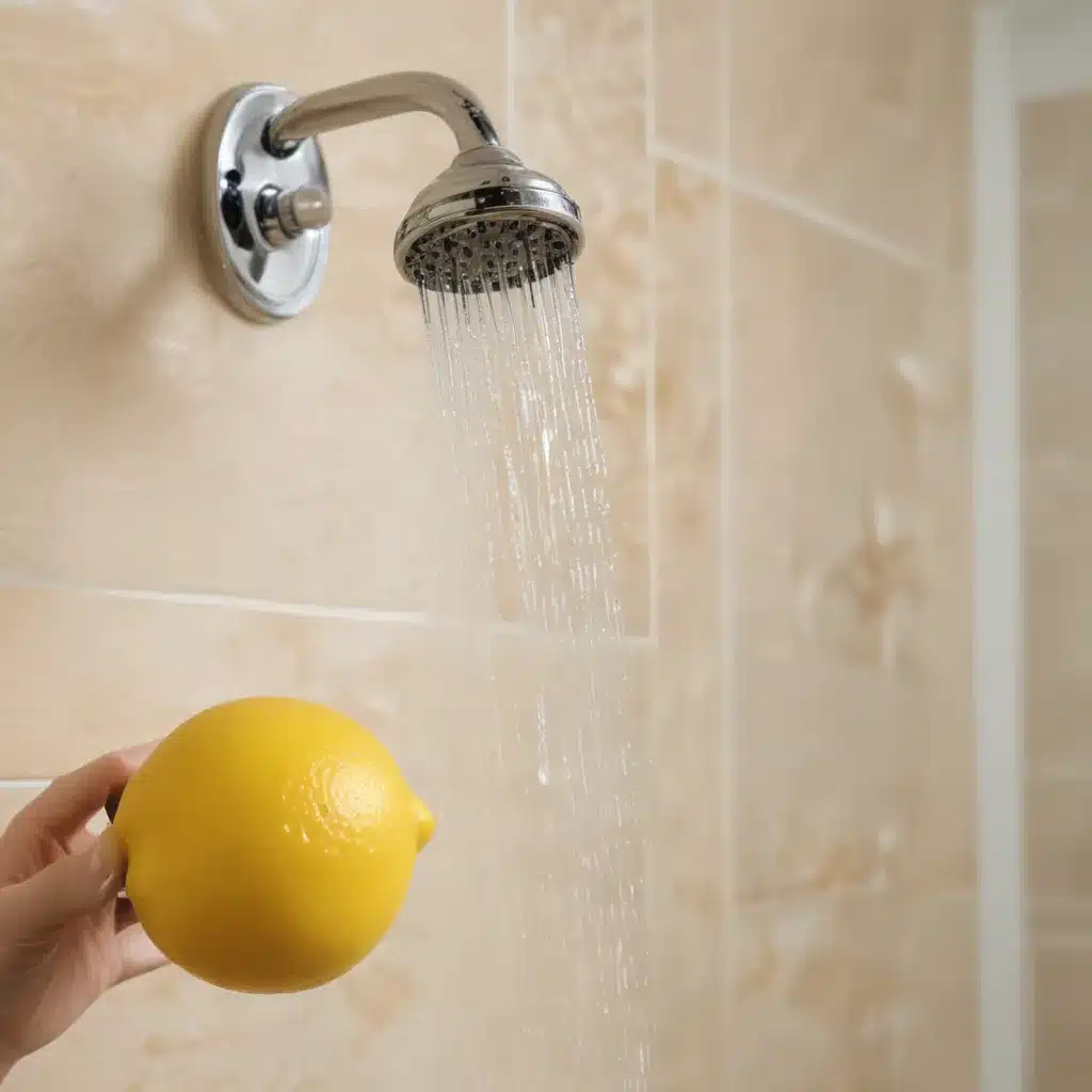 Freshen Your Shower with Lemon Juice