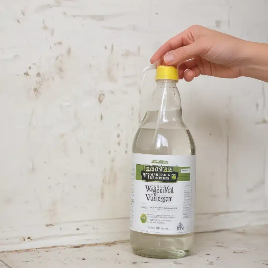 Goodbye Mold with White Vinegar