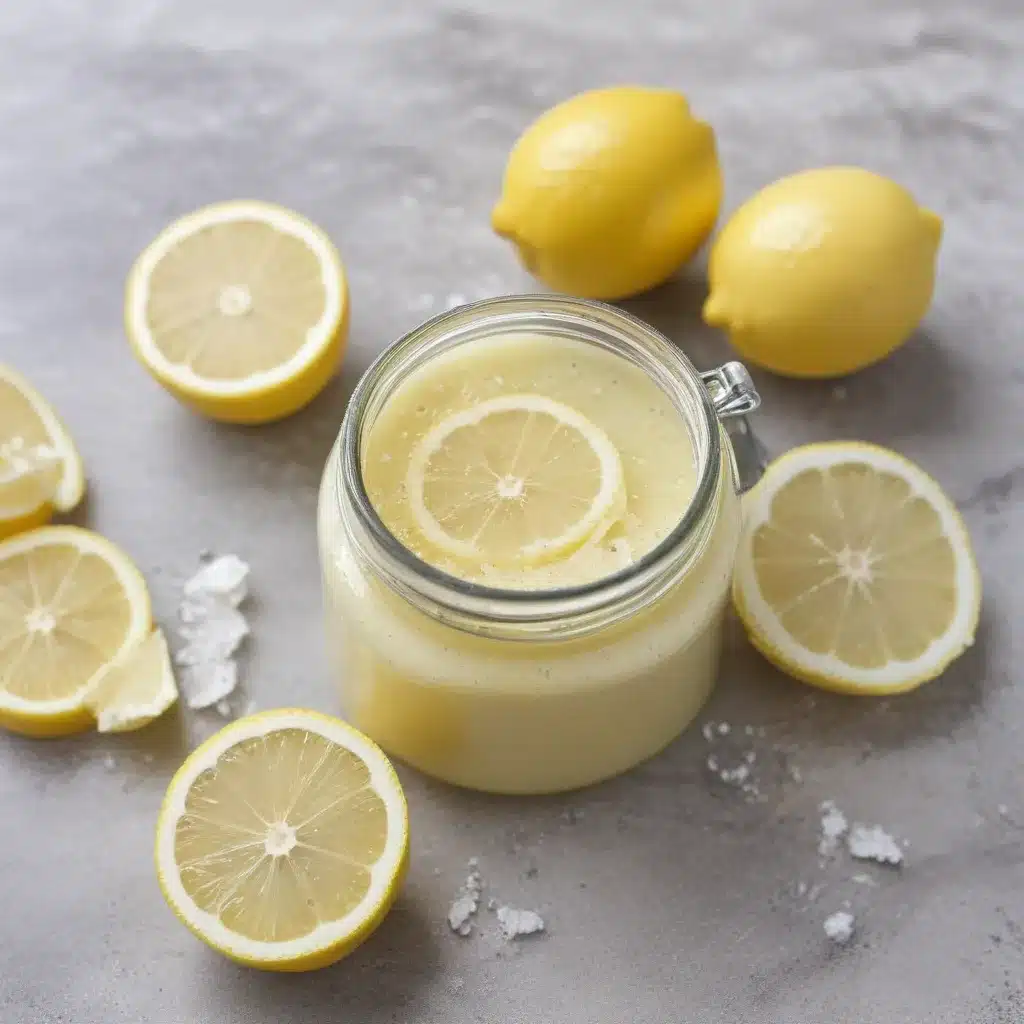 Goodbye Soap Scum with Lemon Salt Scrub