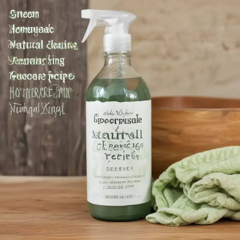 Green + Frugal: Homemade Natural Cleaning Recipes