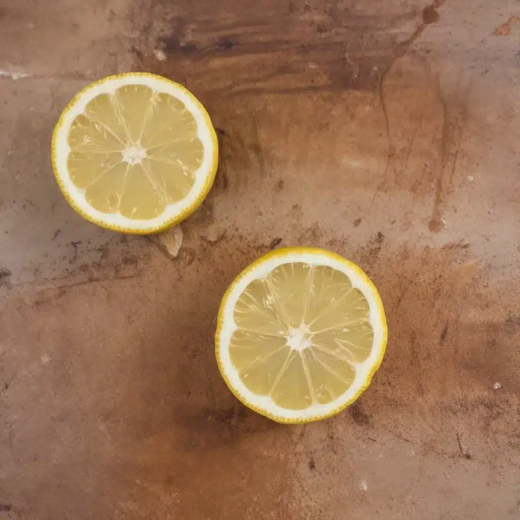 Lemon Juice Removes Rust Stains