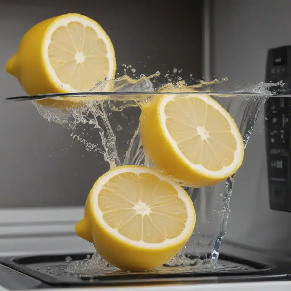 Lemon Juice and Water Cleans Microwaves