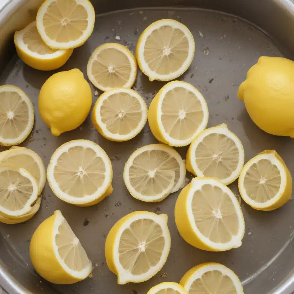 Lemon Rinds Deodorize Garbage Disposal