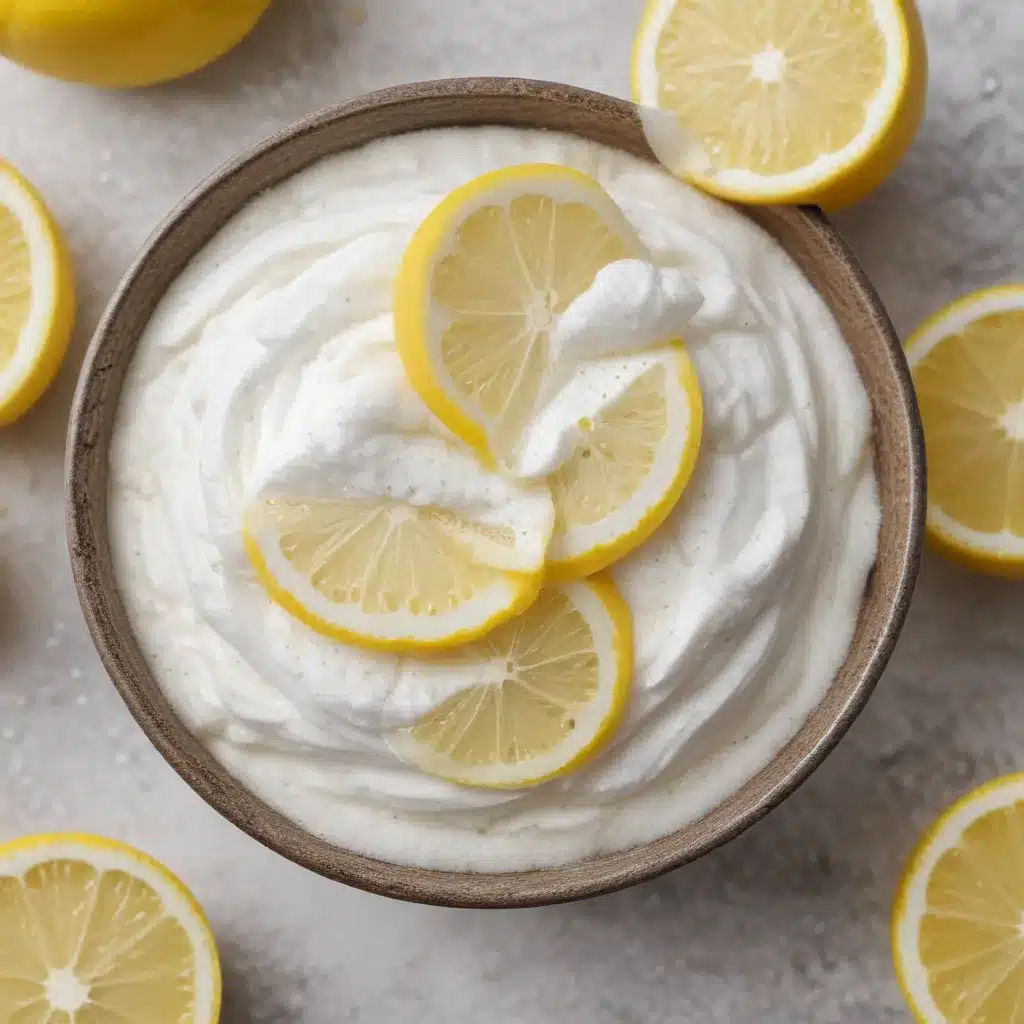 Lemon and Baking Soda Scrub Power