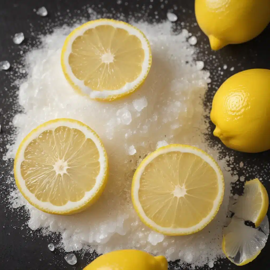 Lemon and Salt Scrubbing Power
