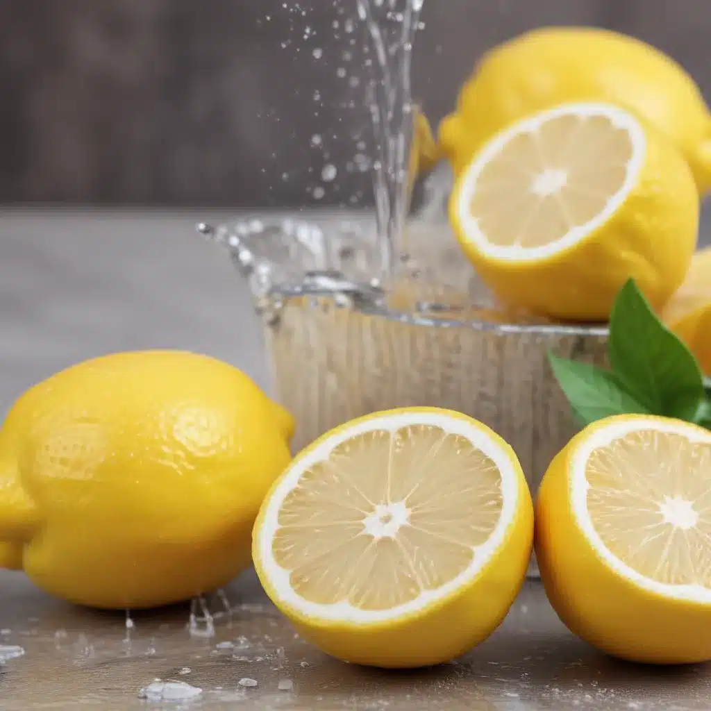 Lemons And Baking Soda Clean Showers