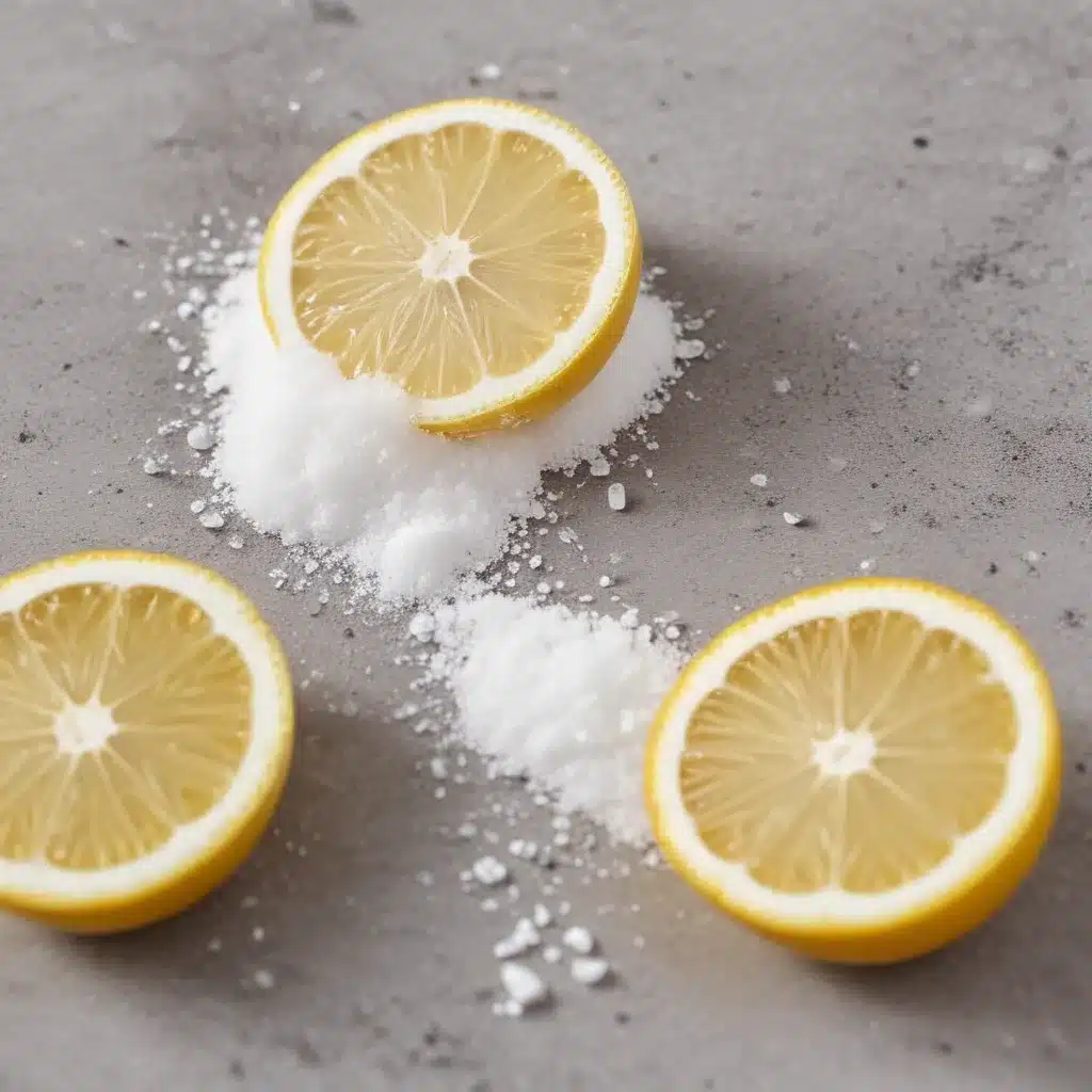 Lift Stains With Salt And Lemon Juice