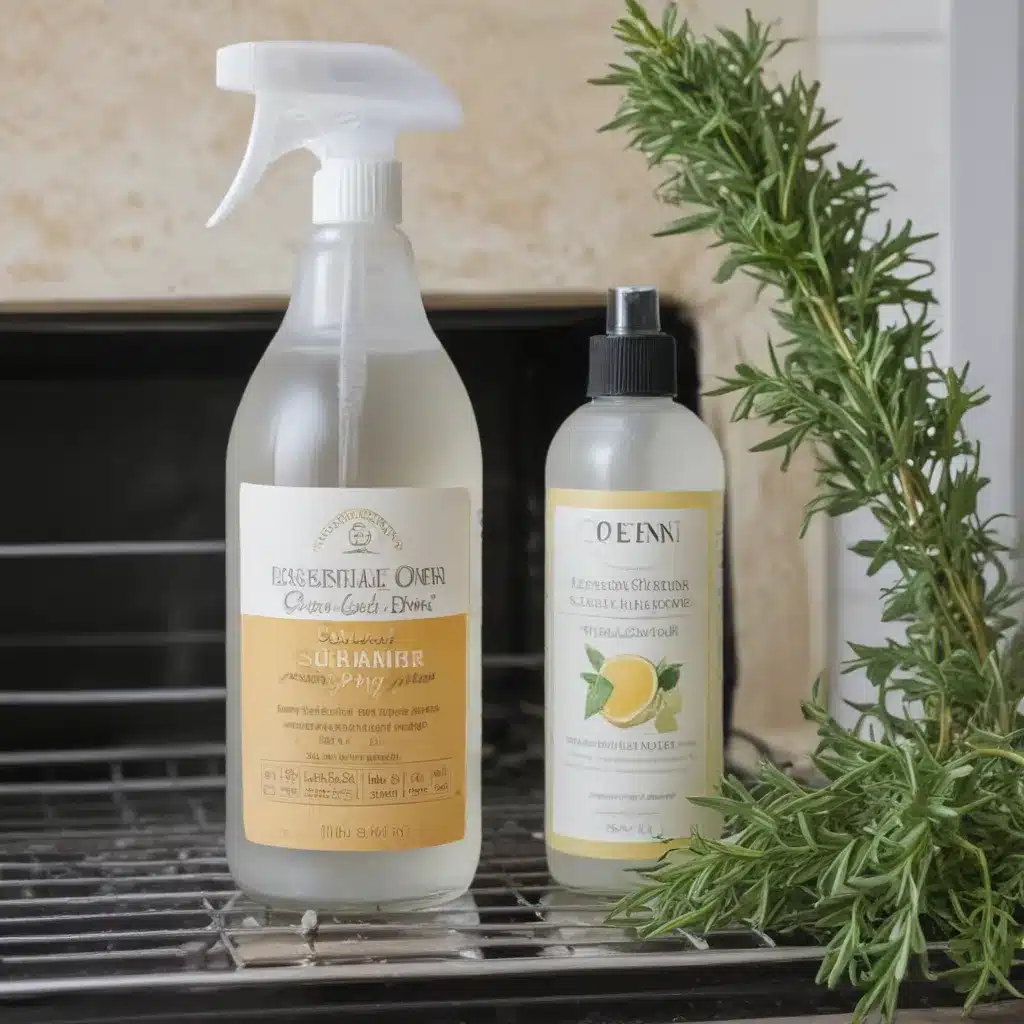 Natural Oven Cleaner Spray with Essential Oils