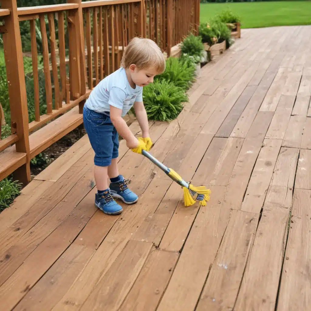 Natural Patio + Deck Cleaners Safe for Kids