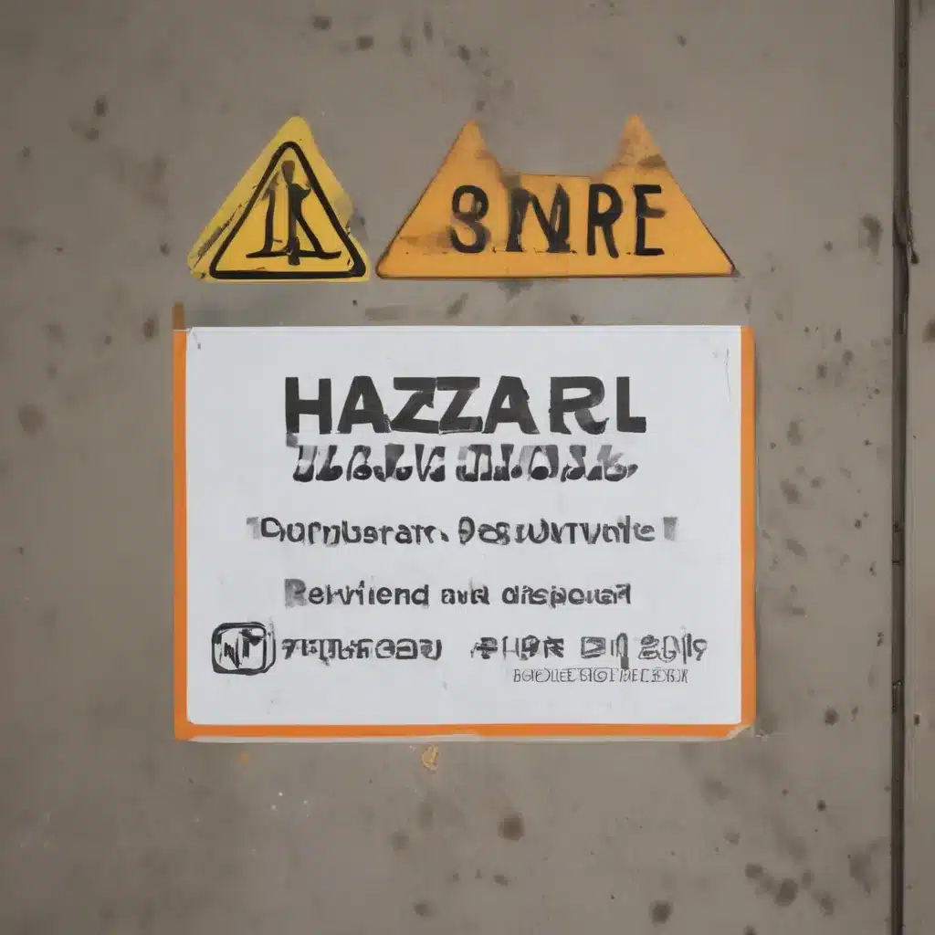 Proper Hazard Disposal Reinvented