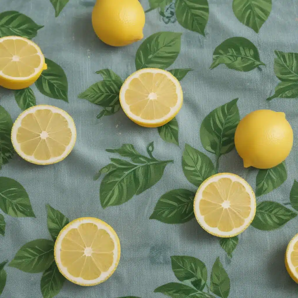 Refresh Fabric with Lemon Juice