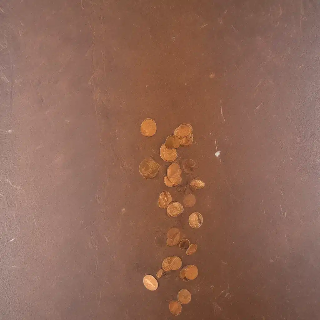 Remove Rust Stains with Pennies
