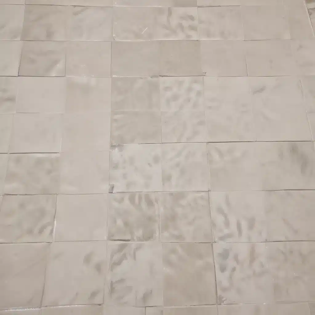 Scrub Tile Grout with Baking Soda Whitener