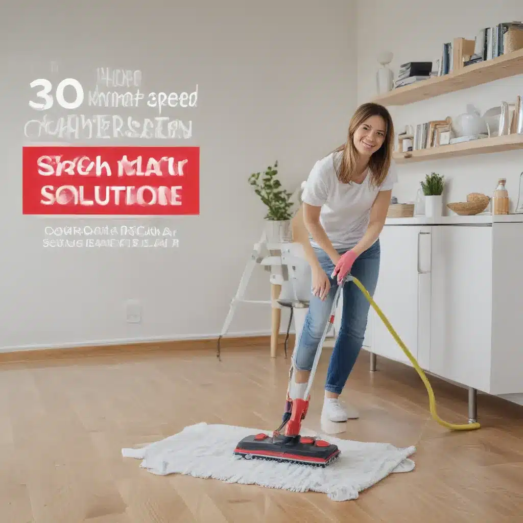 The 30 Minute Speed Clean Solution