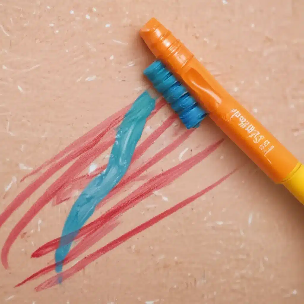 Toothpaste Removes Crayon Marks
