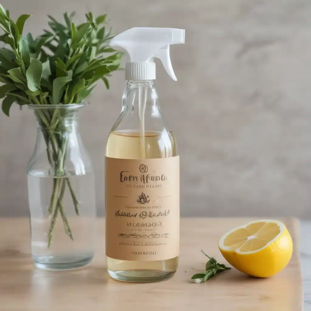 Vinegar and Essential Oils Eco-Friendly Glass Cleaner