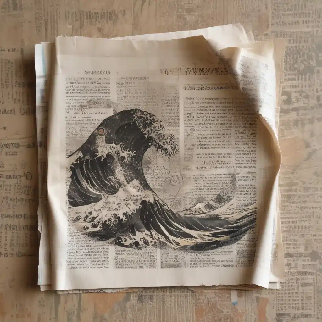 Wave Away Wax with Newspaper