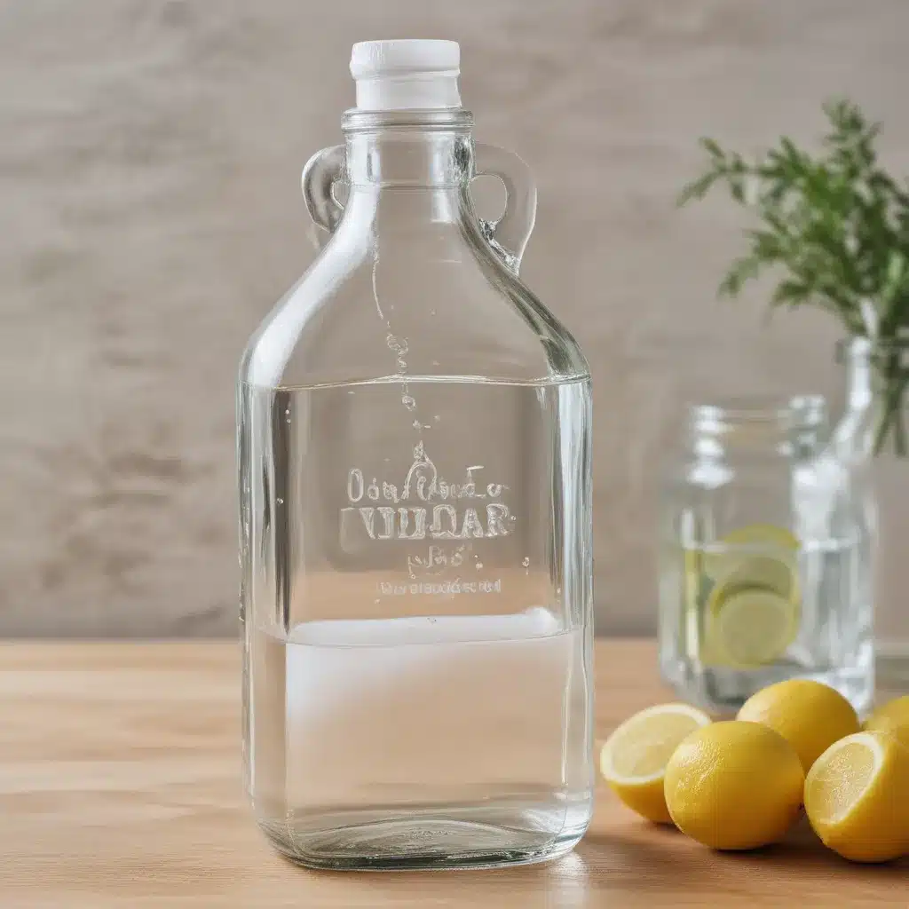 White Vinegar Disinfects Without The Chemicals