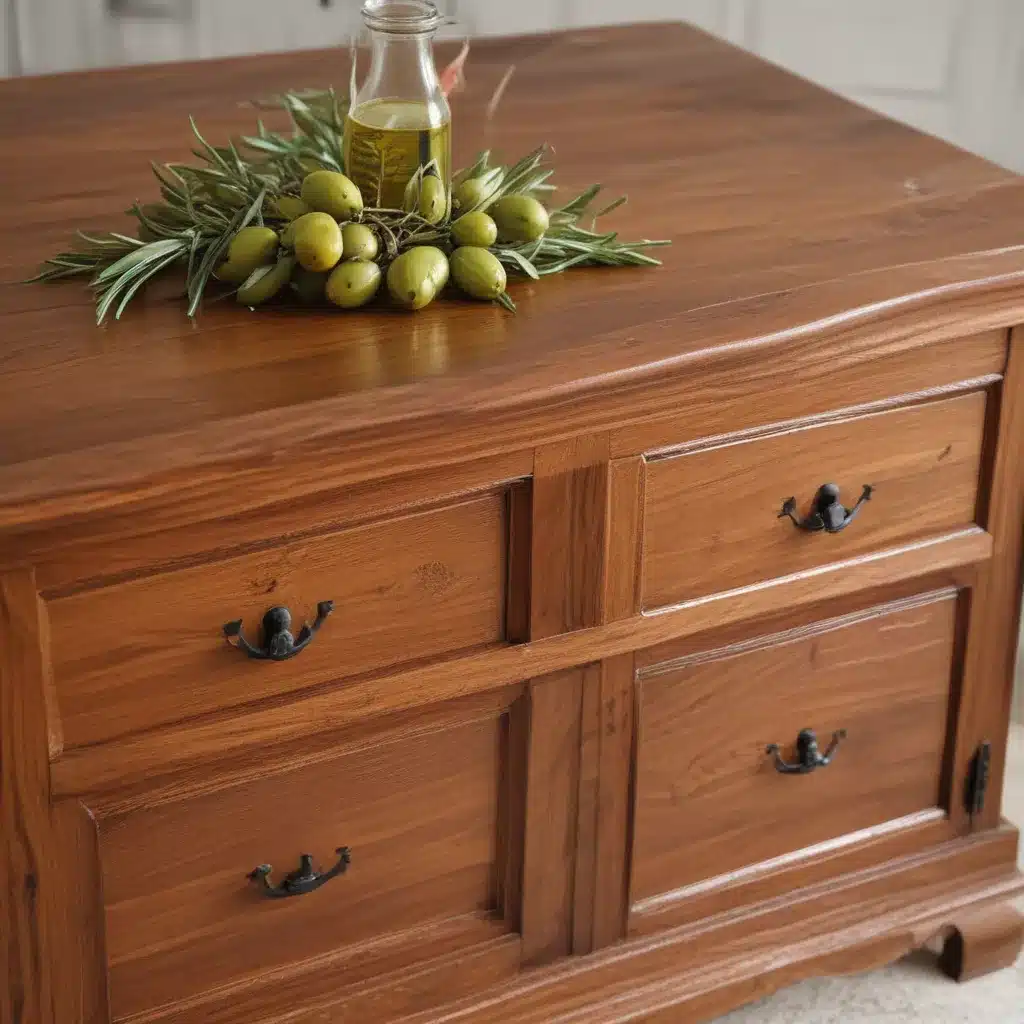 Wood Furniture Shines With Olive Oil