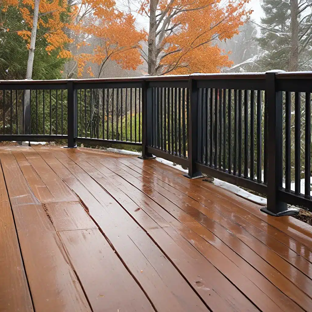 Brush Away Winter Grime from Decks and Porches