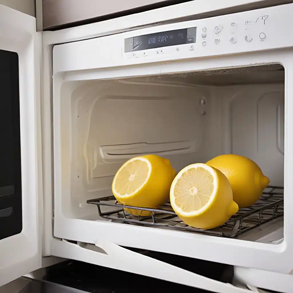 Clean Microwaves with Lemon and Steam