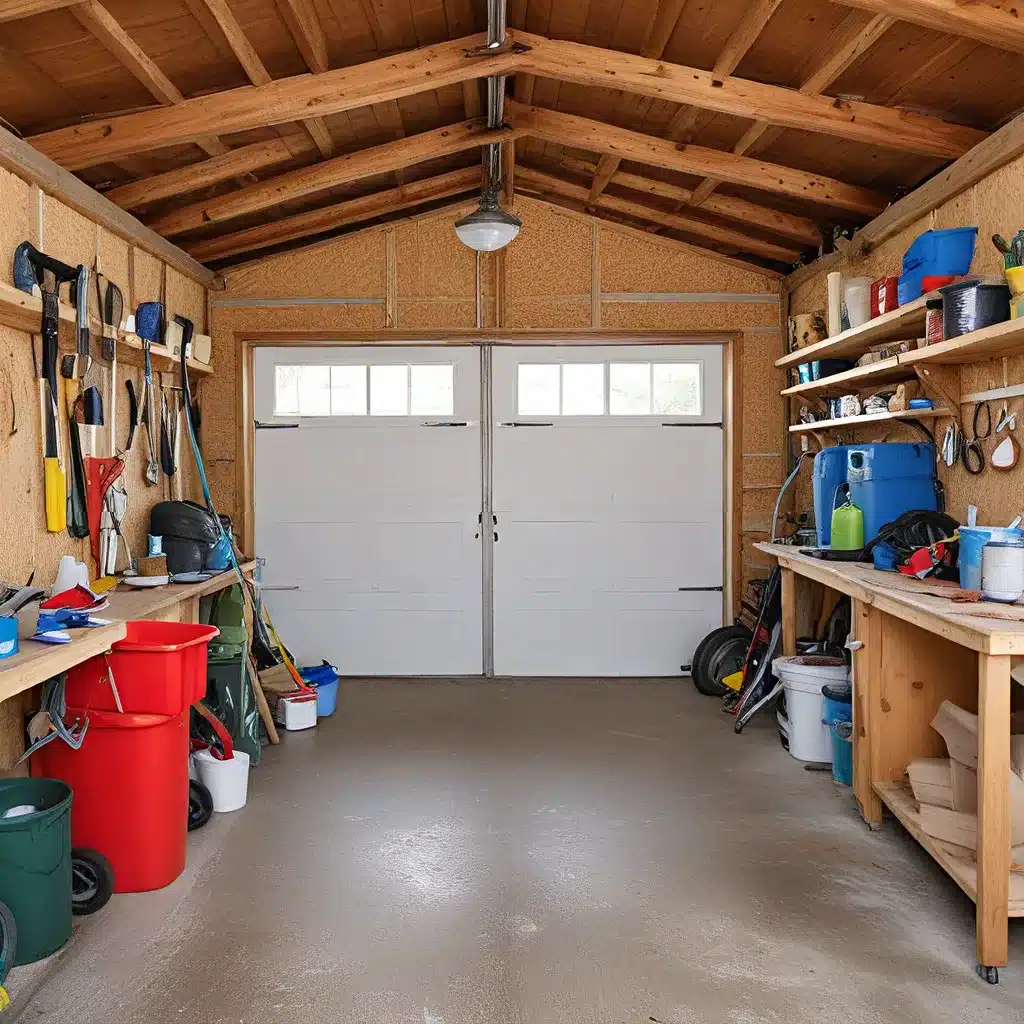 Cleaning Cluttered Garages and Sheds: Sanitizing for Safety