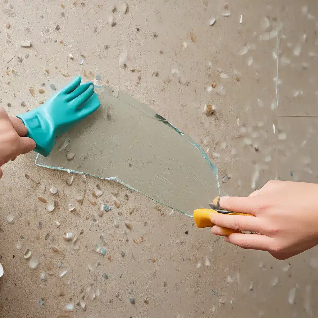 Cleaning Up Broken Glass and Sharp Objects Safely