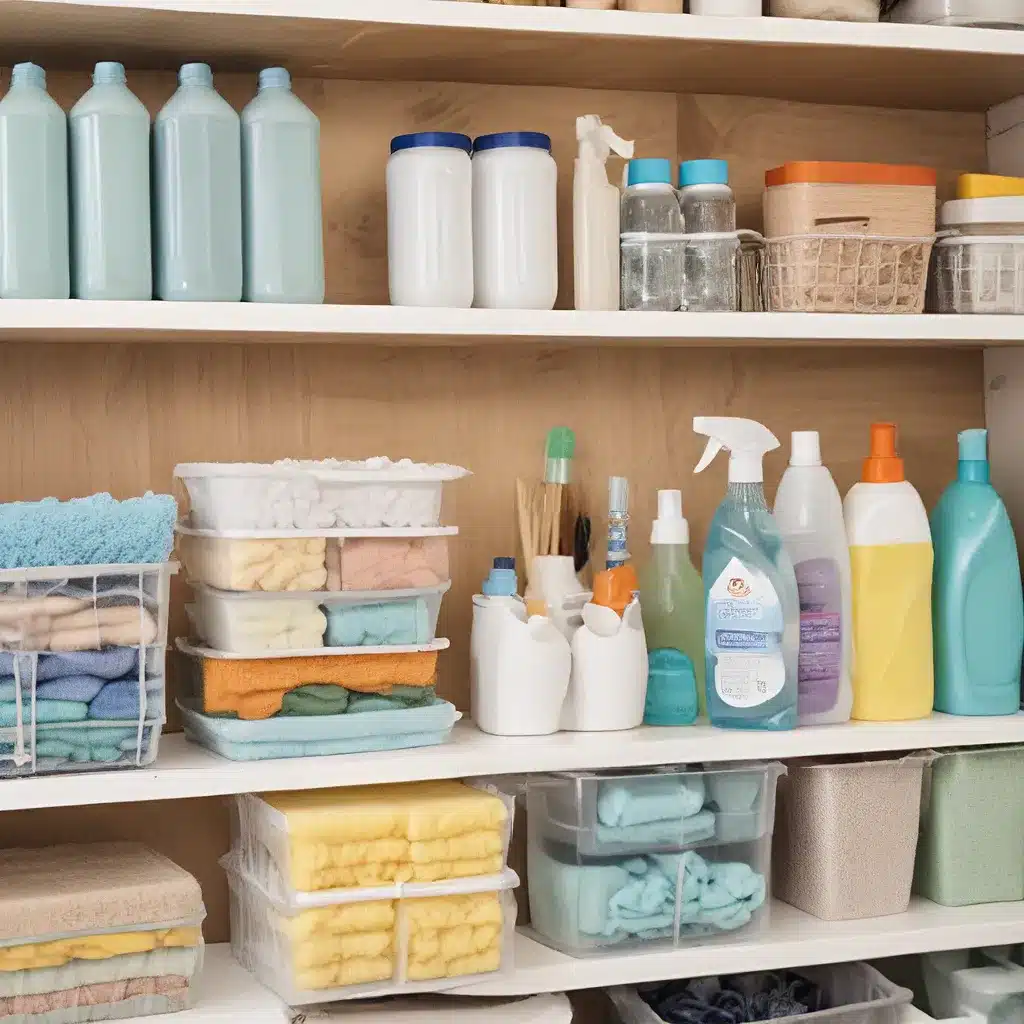 Cleaning and Organizing Your Household Cleaning Supplies