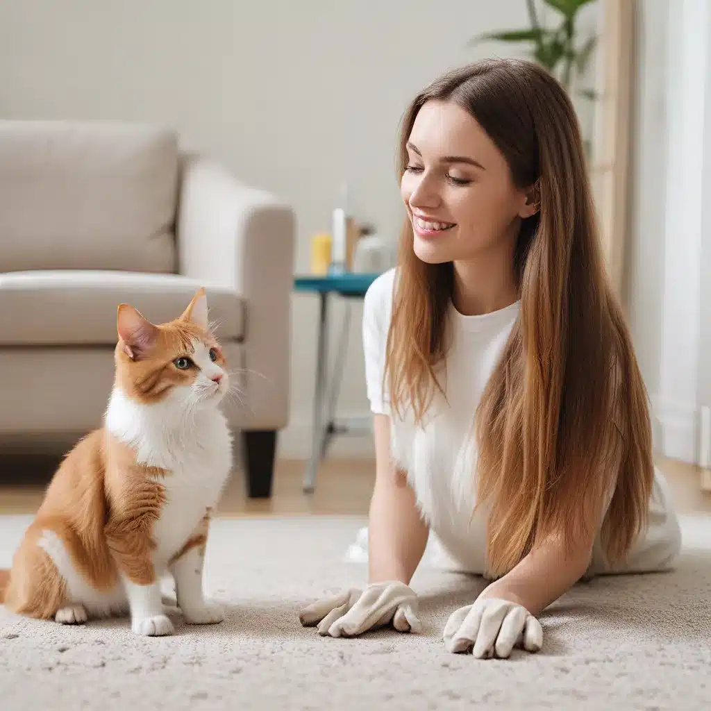 Cleaning with Pets in the Home