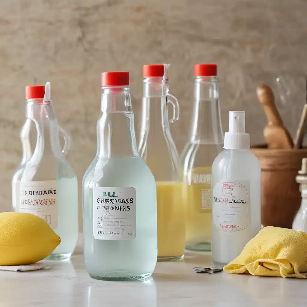 Cutting Chemicals with DIY Sustainable Cleaners