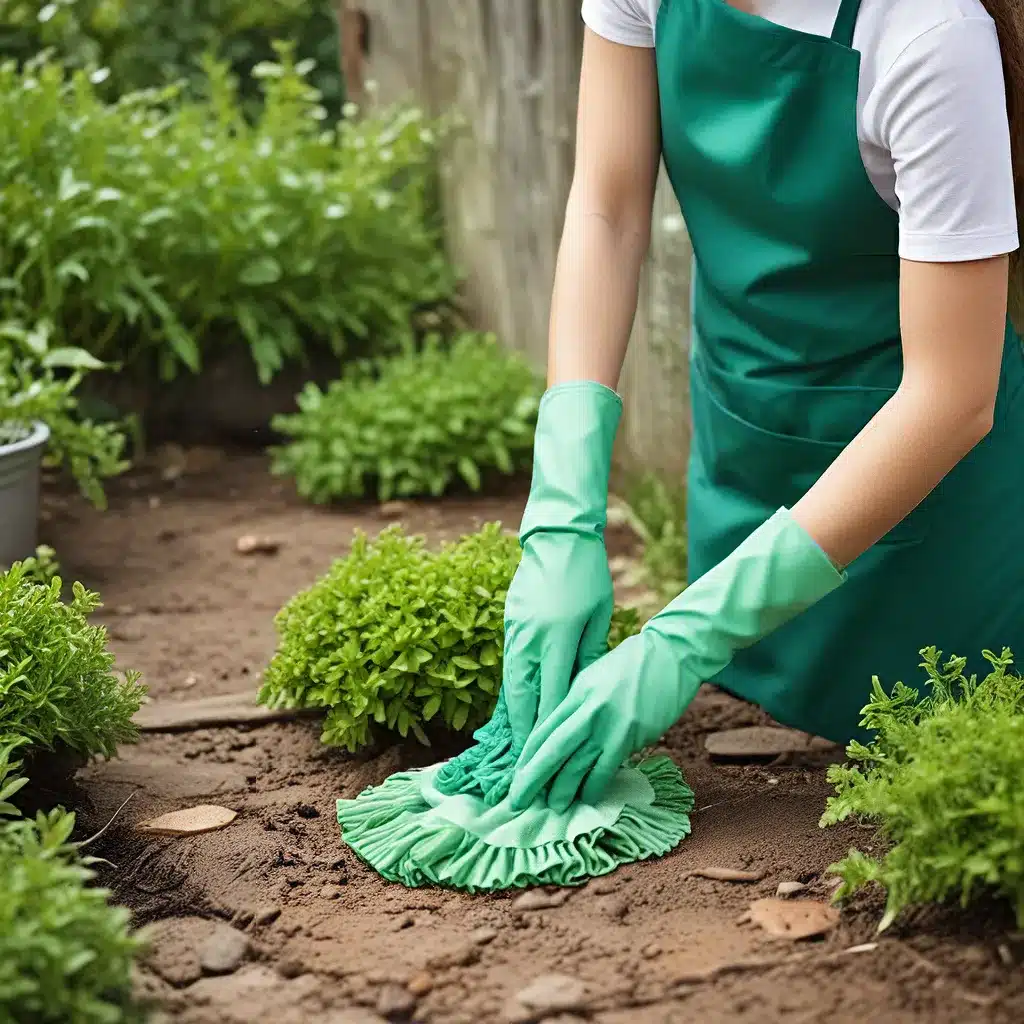 Green Cleaning Solutions from Your Garden