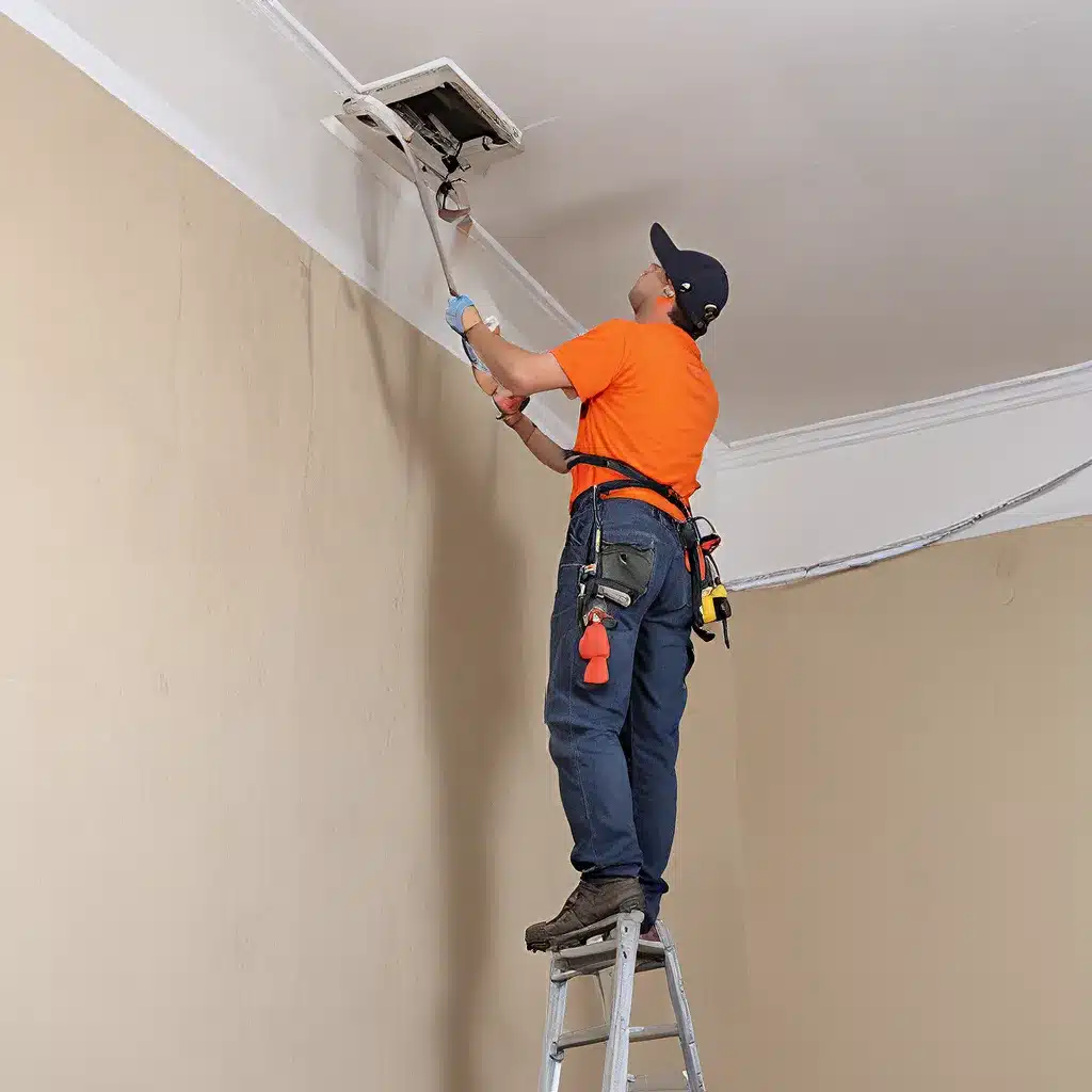 High Reach Cleaning: Techniques for Walls, Ceilings and Hard-to-Access Areas