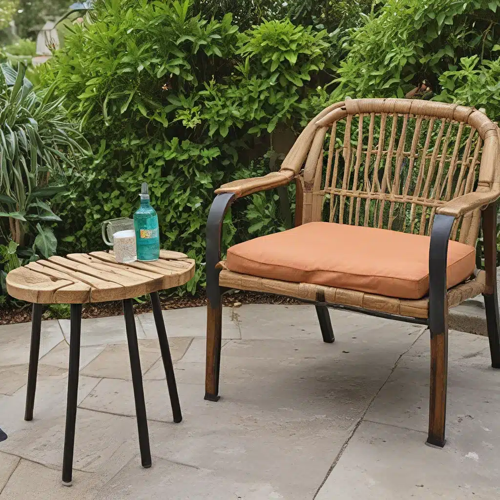 Keep Outdoor Furniture Grime-Free Naturally