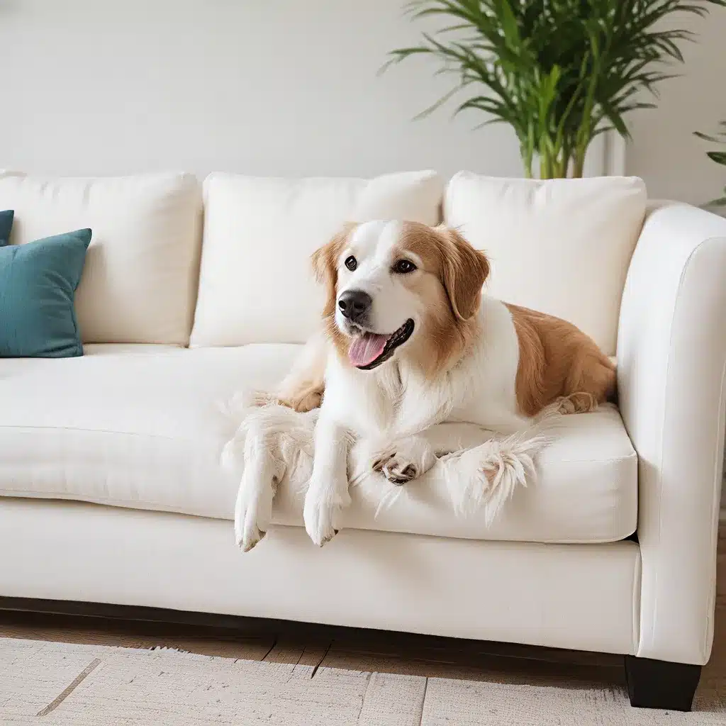 Keeping White Sofas White with Pets