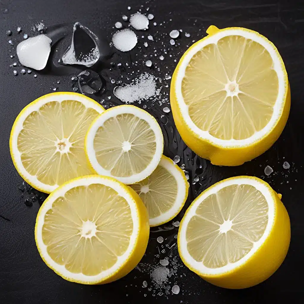 Lemon Juice and Salt Scrubbing Power