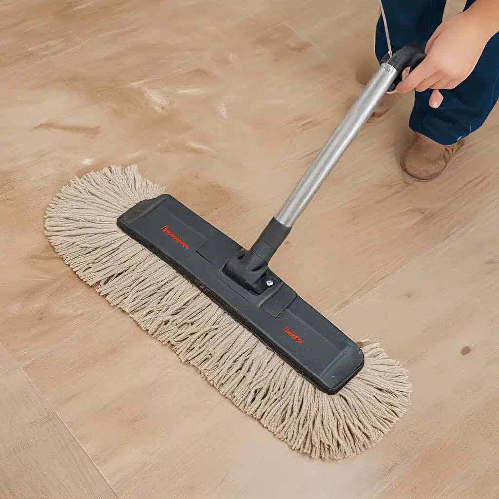 Mopping and Sweeping with Pets Underfoot