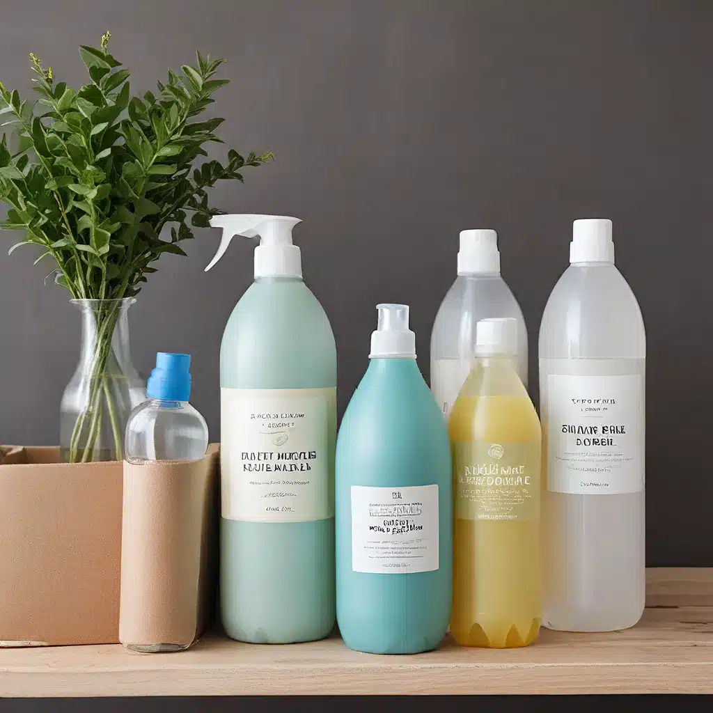 Refill and Reuse for Sustainable Cleaning Supplies