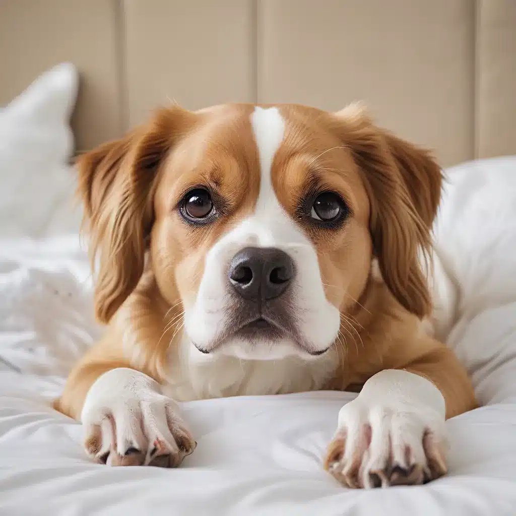 Remove Dog Drool from Bedding