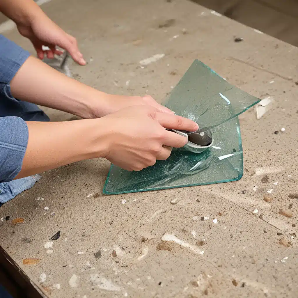 Removing Sharp Objects and Broken Glass Safely