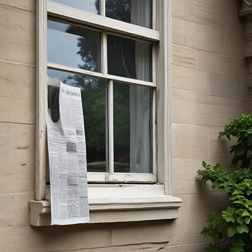 Streak-Free Windows with Newspaper