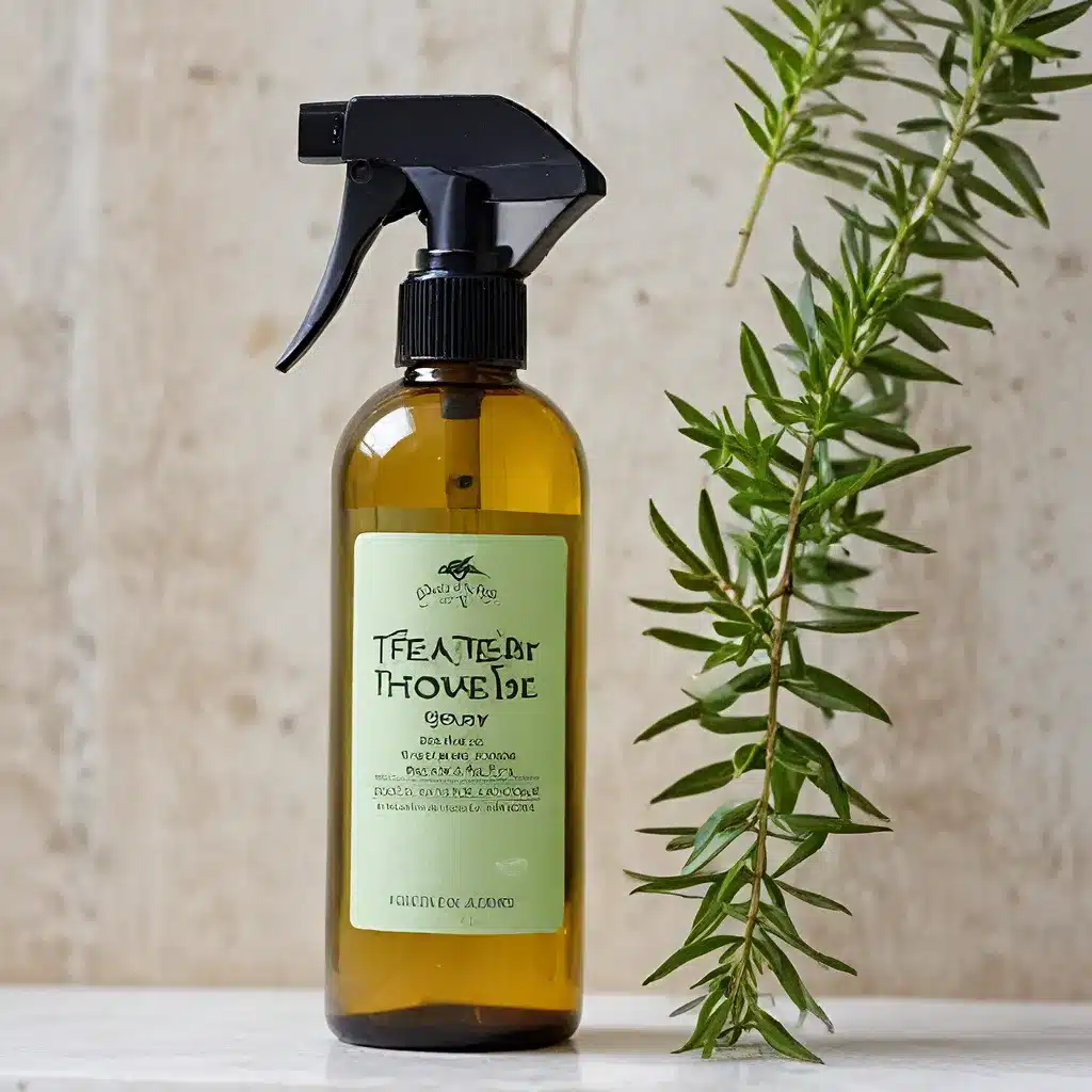 Tea Tree Oil Shower Spray to Banish Mildew